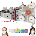 Global Warranty Cutting Part 4 Side Sealing 180 Pcs/min Packing Kf94 Face Mask Machine
