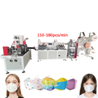 3d Making Automatic 180 Pcs/min Packaging Kf94 Head Mask Machine automatic fish shape kf94 face mask machine