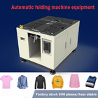 Automatic Cloth Iron And Folding Machine Tear Off Seals vertical folding
