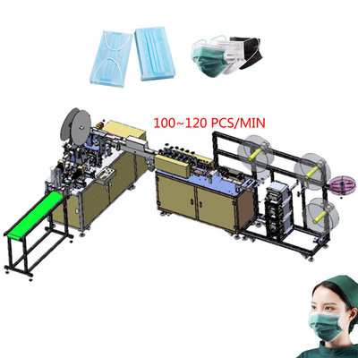 automatic medical face mask making machine inner ear loop surgical mask machine