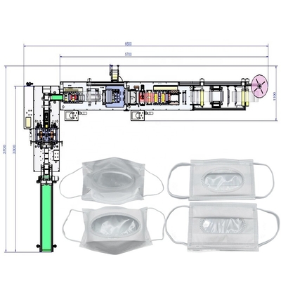 Lip language mask machine medical mask disposable face mask making machine automatic machine