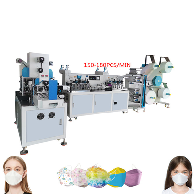 CE High Efficiency KF94 Mask Machine ARISE 4 Earloop Welding Machine