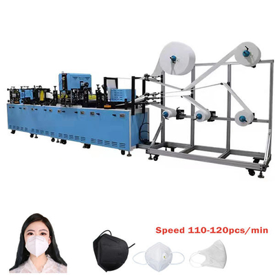 380V Automated KN95 Face Mask Making Machine 120pcs/Min automatic n95 mask machine n95 cup mask machine
