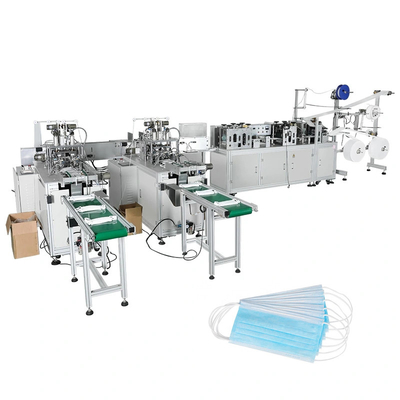 Automatic Nonwoven Inner Earloop Mask Machine 180 Pieces Per Minute