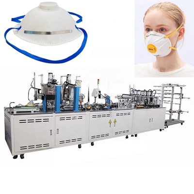 6 Layers Cupped Face Mask Machine KF94 Nose Clip Welding Machine